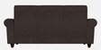 Supreme Adv Fabric 3 Seater Sofa In Dark Brown Colour