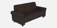 Supreme Adv Fabric 3 Seater Sofa In Dark Brown Colour