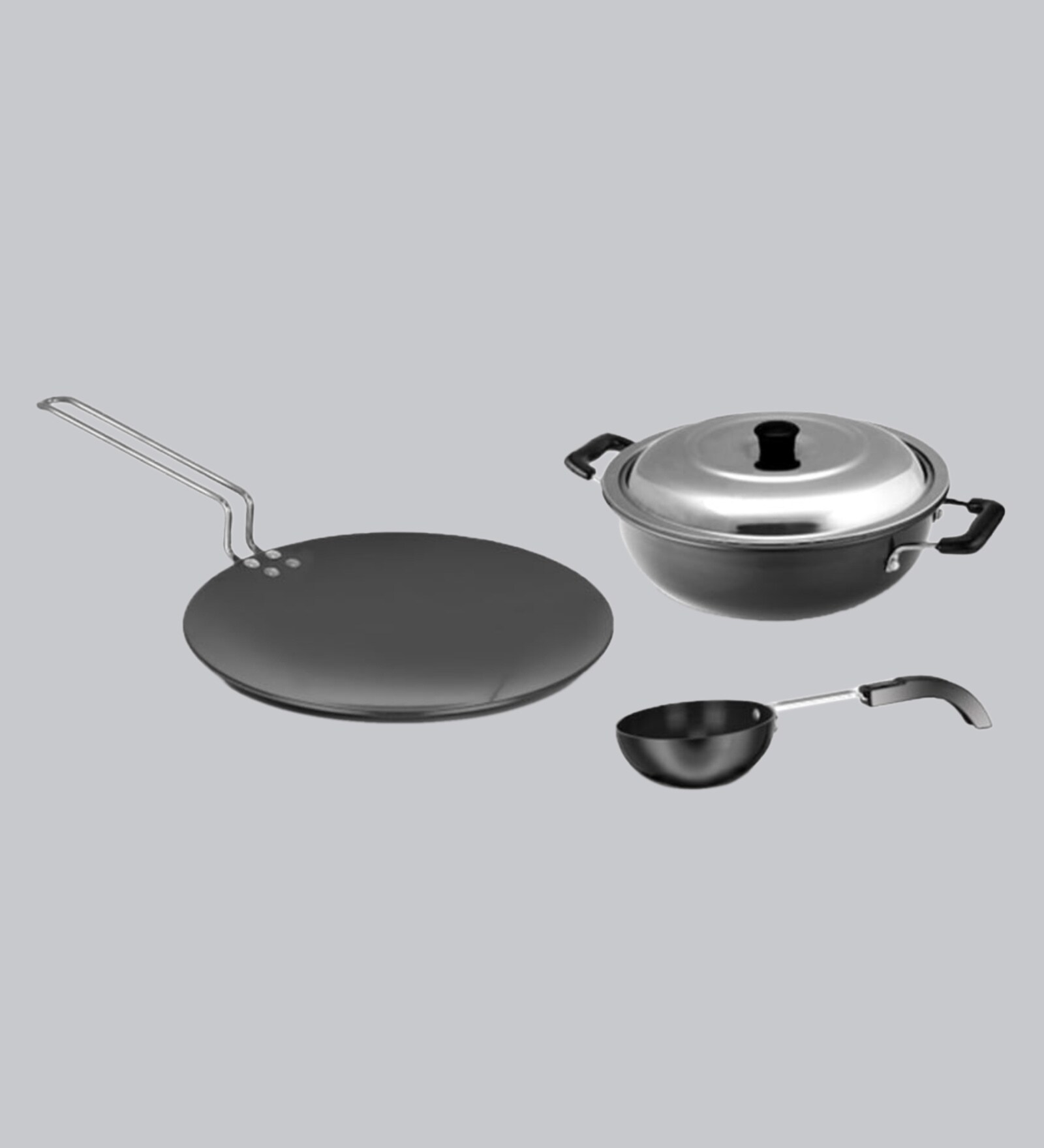 Aluminium Cookware-Set of 3