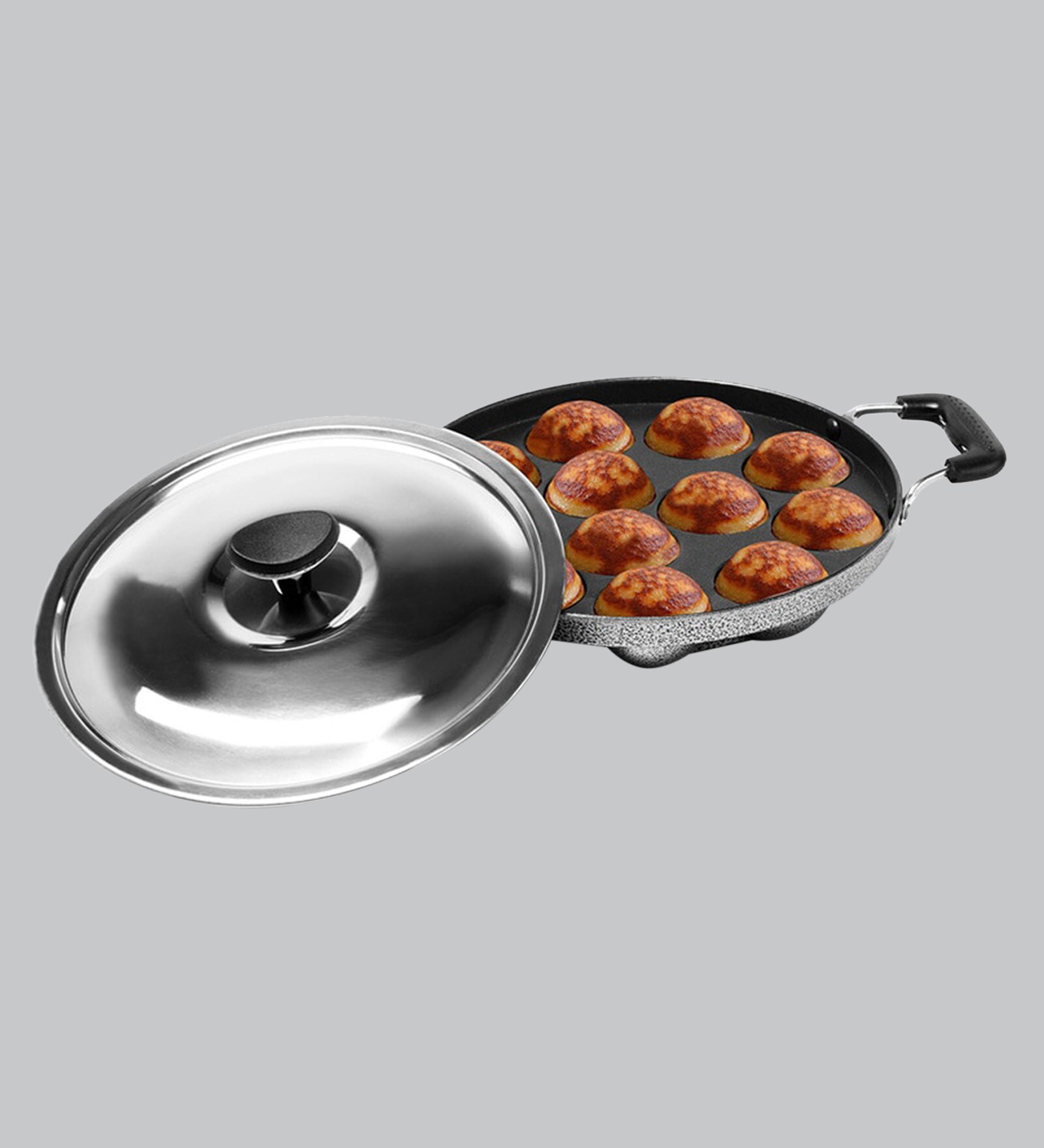 Aluminium Non-Stick Appam Maker