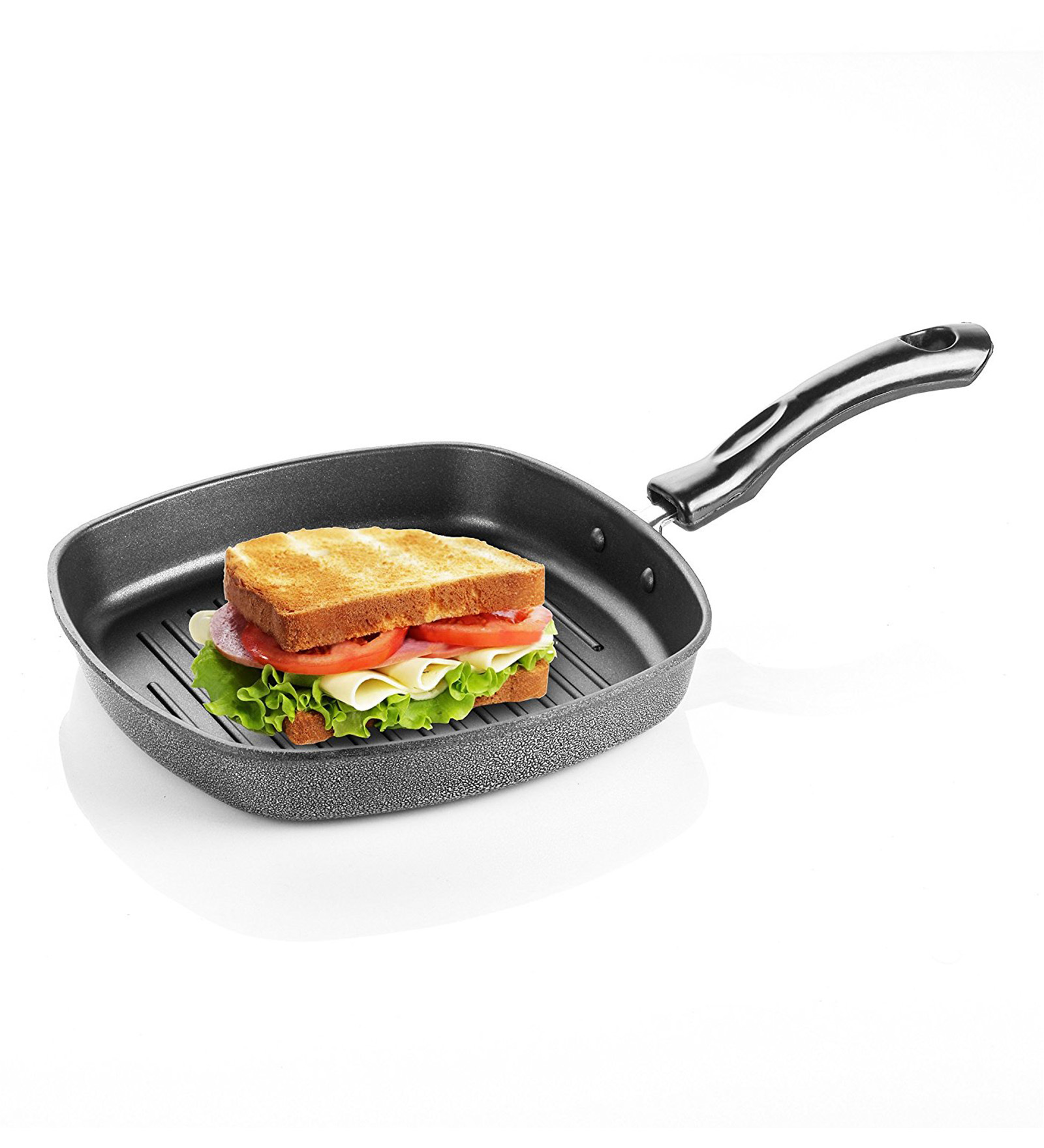 22Cm Aluminium Non-Stick Grill Pan