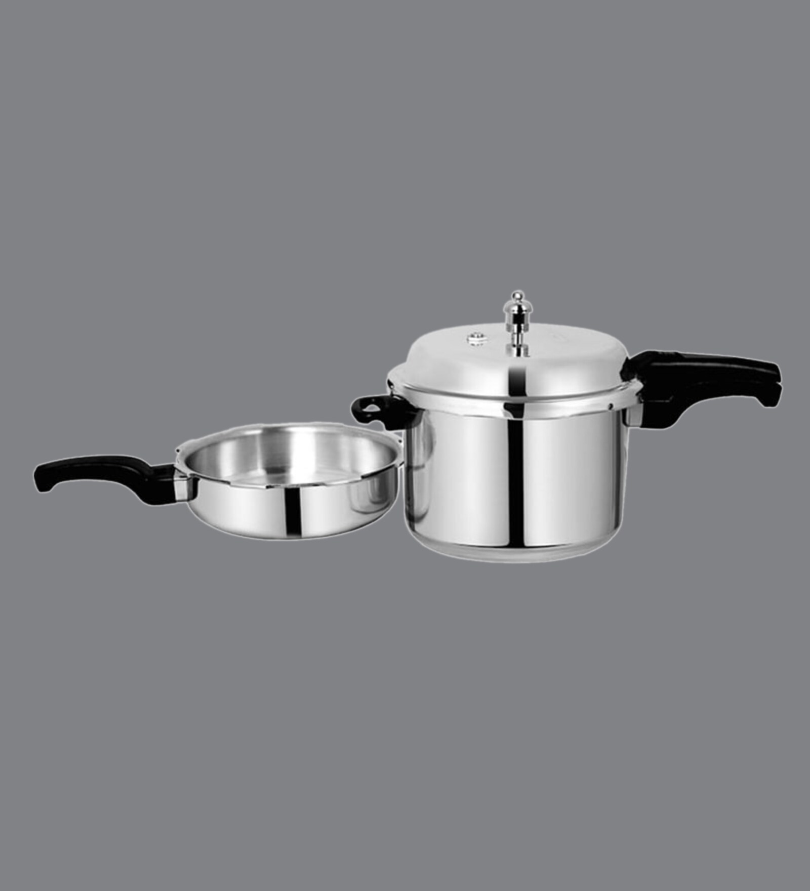Buy Aluminium Pressure Cooker with Pan, 5 Ltr Online Pressure Cookers