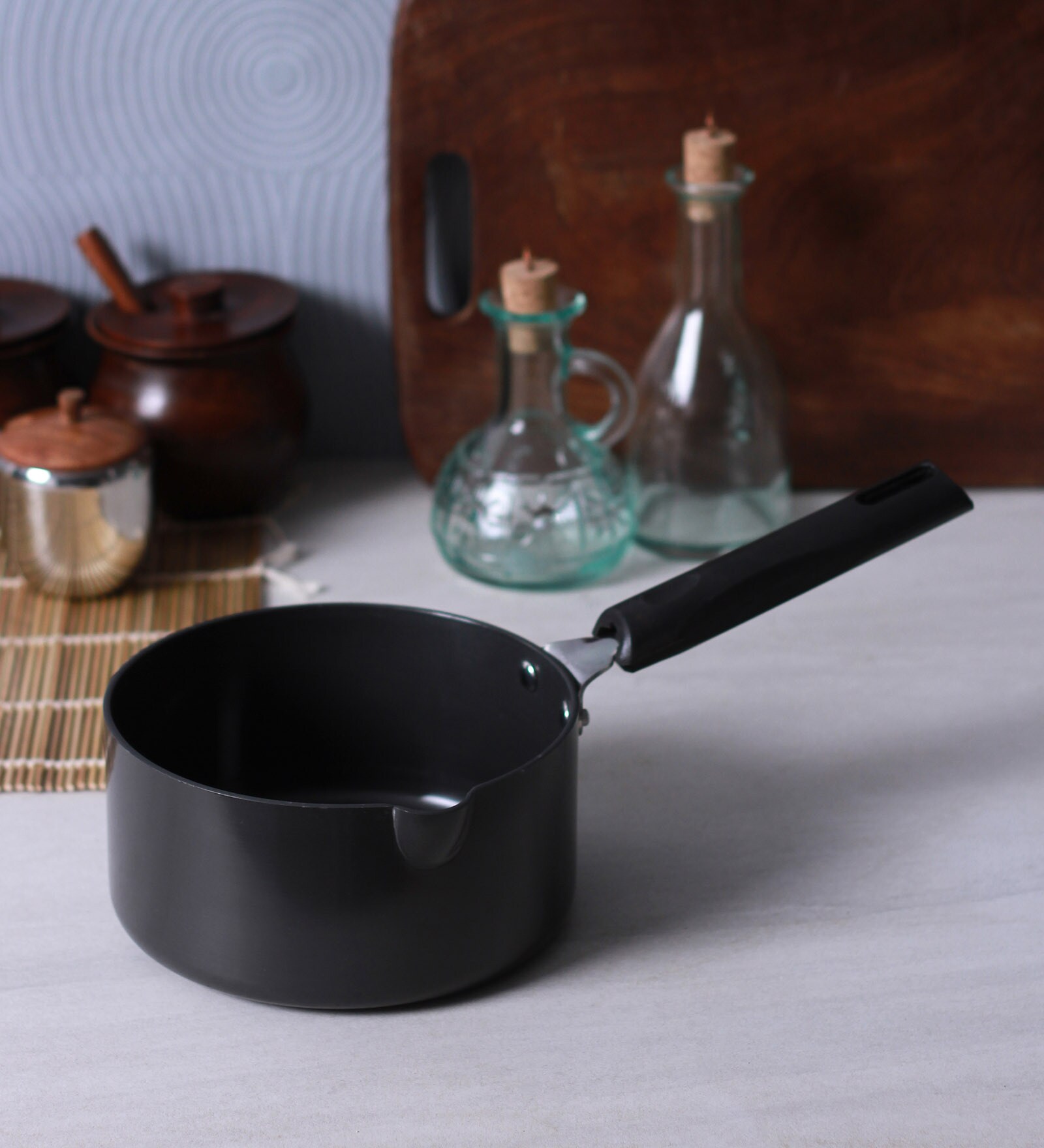 Buy Hard Anodised Aluminium Sauce Pan by Sumeet 1.5 Ltr at 45 OFF by