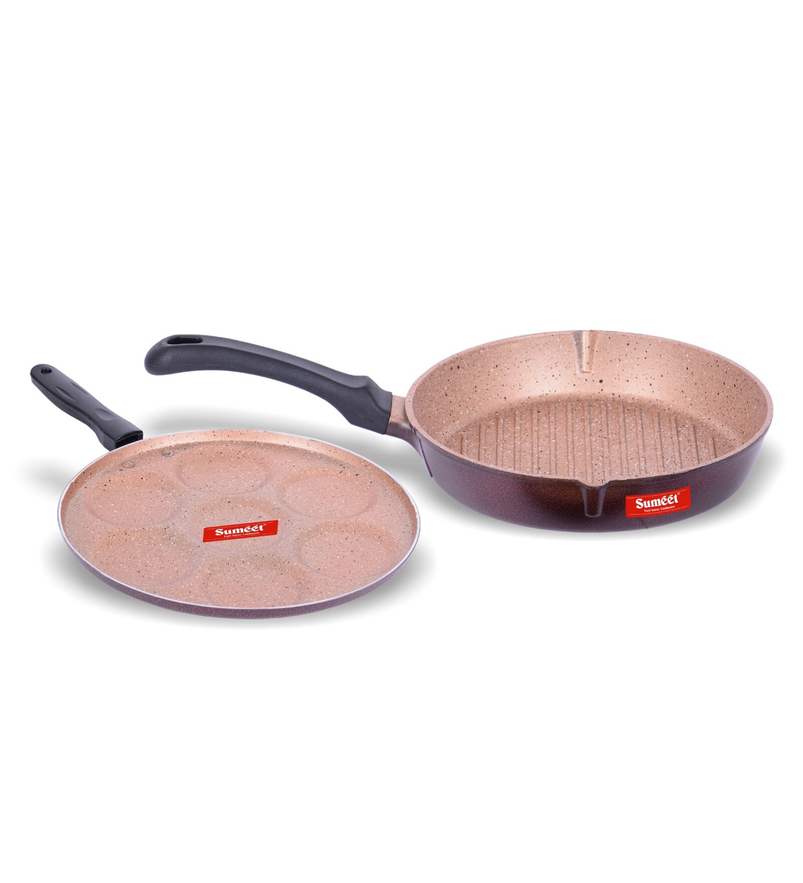 Pacer Non-Stick Granite Finish 2 Pcs Cookware Set
