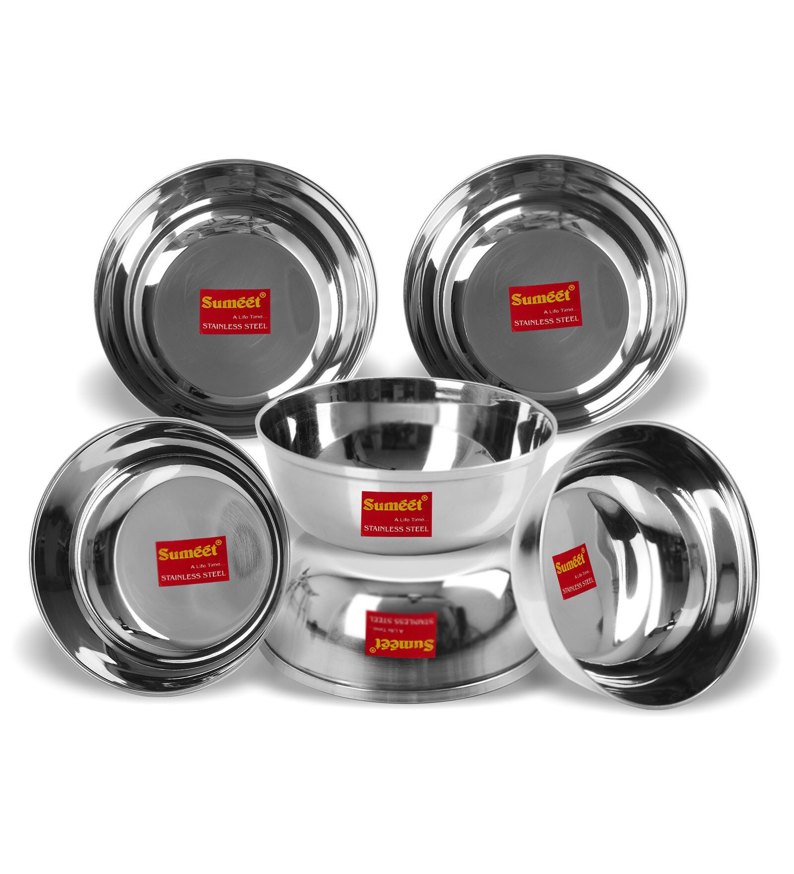 200 Ml Stainless Steel ( Set Of 6) Serving Bowls