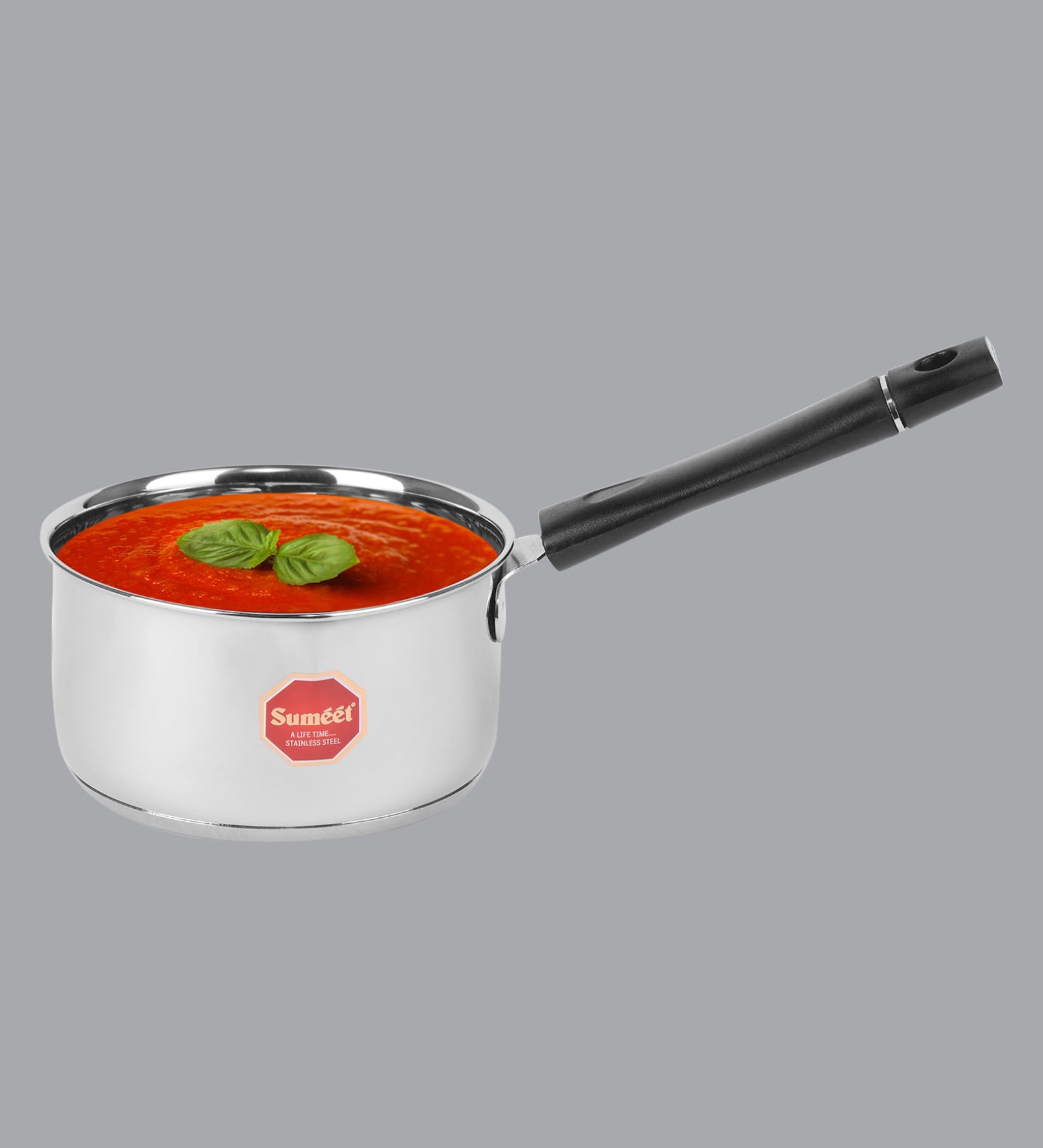 Sumeet Stainless Steel Silver Saucepan ,800ML