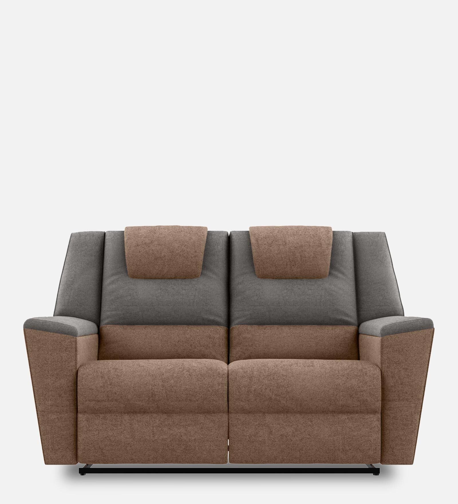 Sumo 2 Seater Recliner in Orange & Grey Recliner