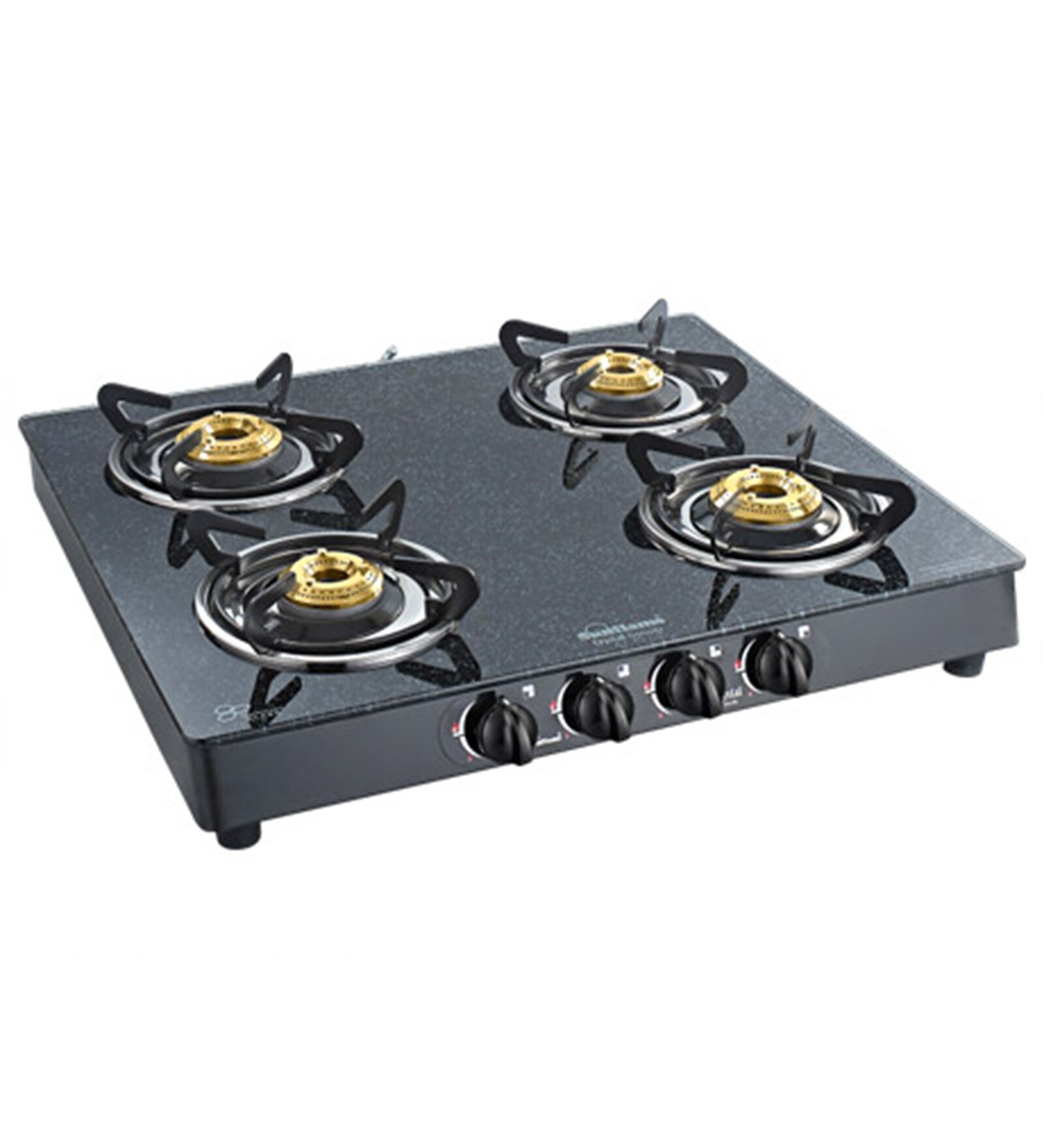 Buy Sunflame Crystal Granito Toughened Glass 4burner Cooktop Online Gas Stoves Gas Stoves