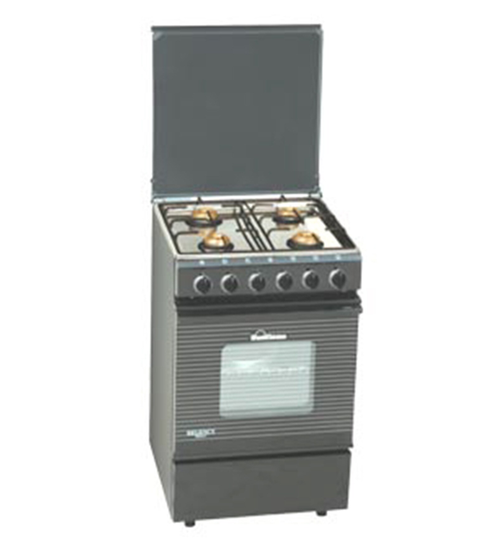 Sunflame Regency 20 x 24 Inch Built-in Oven 4-burner Cooktop