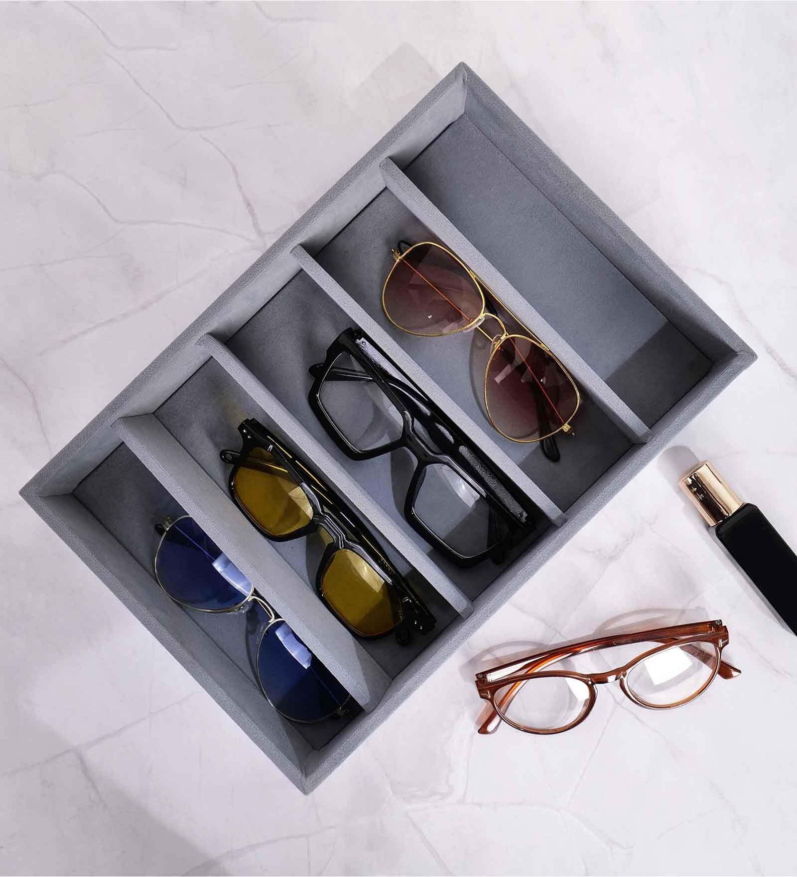 Grey Sunglass Tray