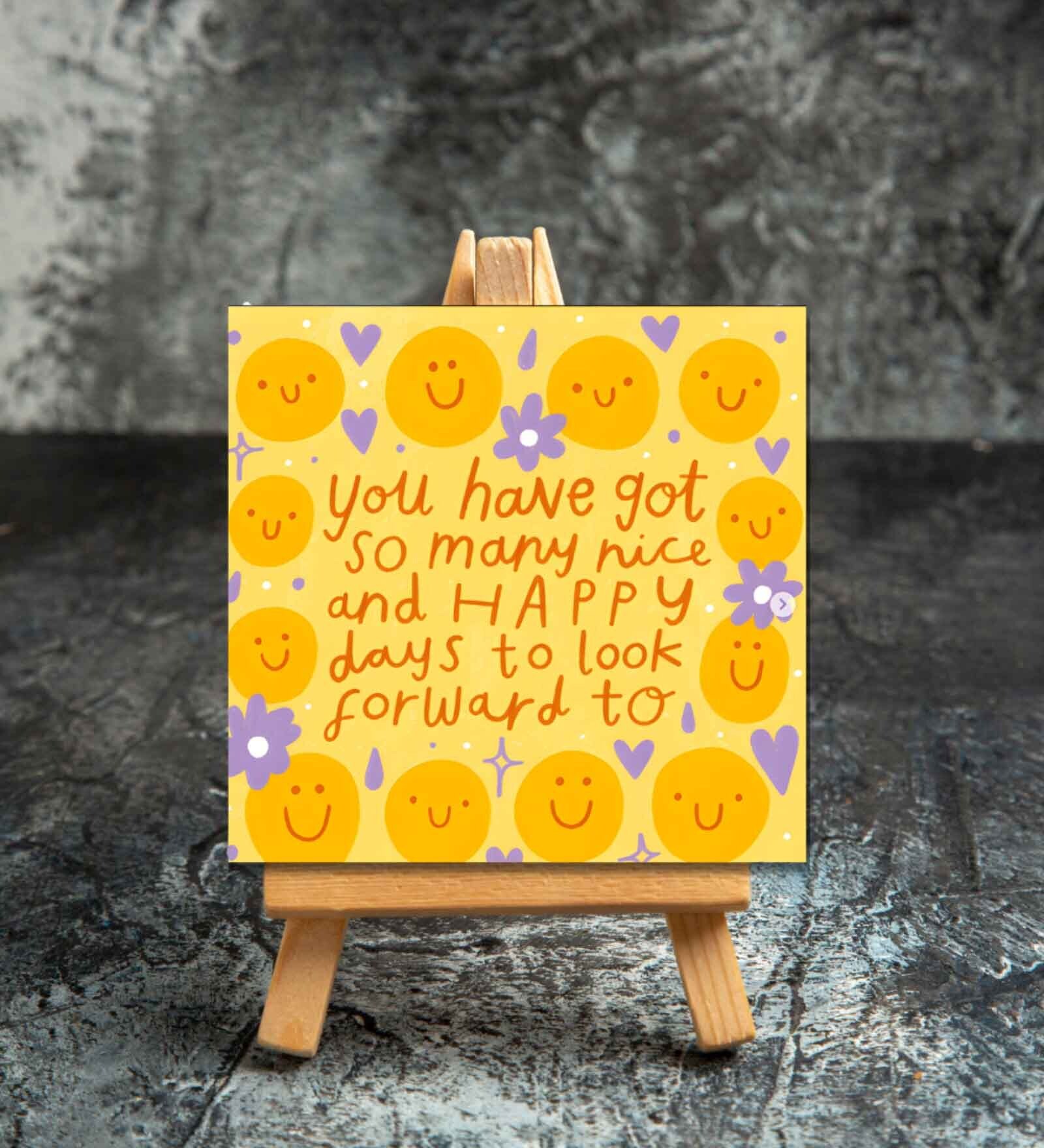 Sunny Smiles Mini Canvas Frame
