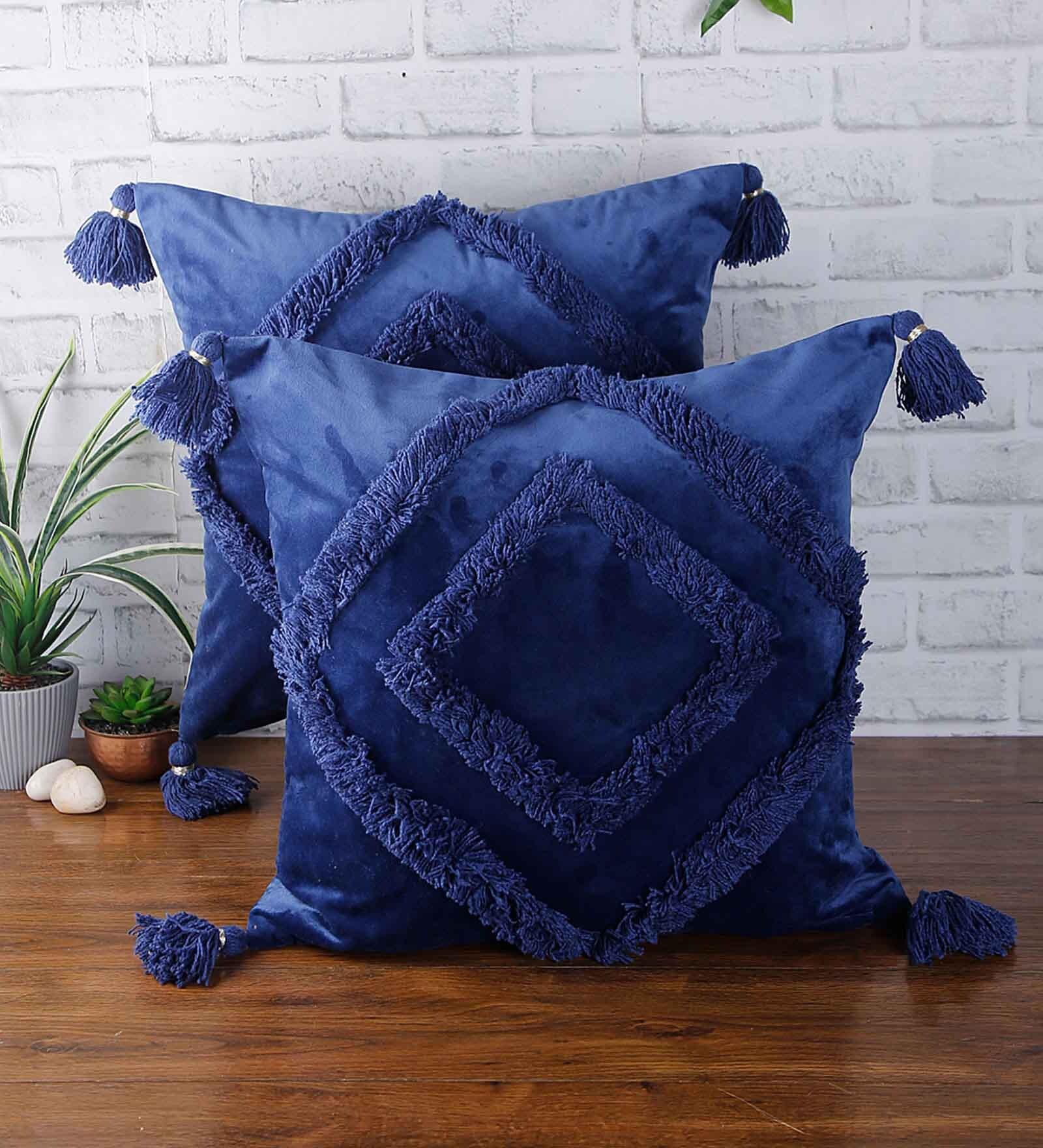 Buy Super Soft Velvet 18 x 18 Inch Cushion Covers (Set of 2) by Eyda at 54 OFF by Eyda Pepperfry
