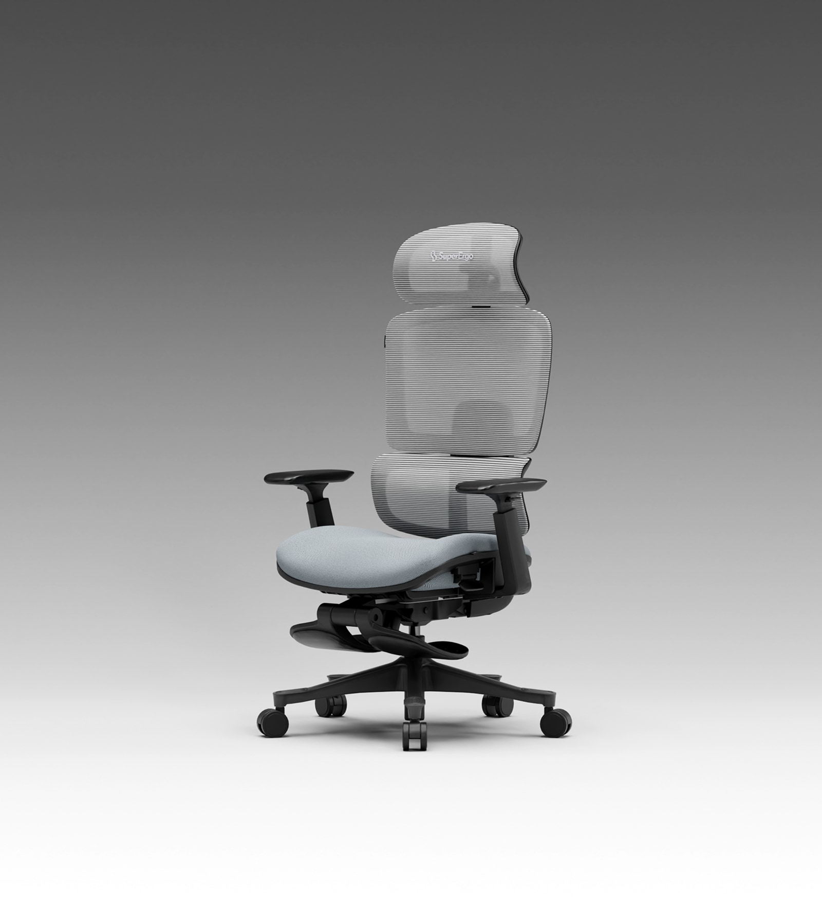 SuperErgo The Director Lakestone Grey With Footresst