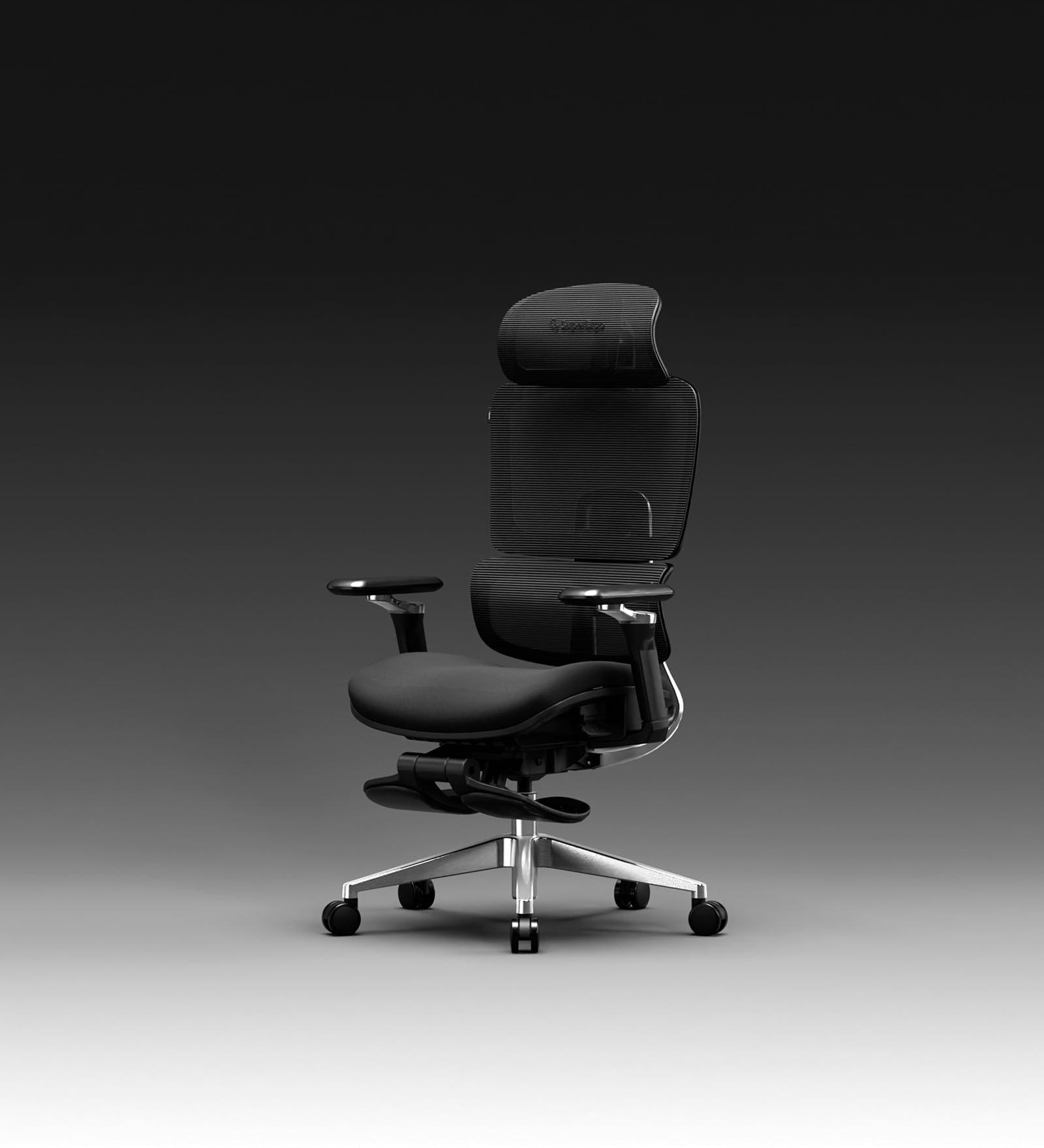 SuperErgo The Director Metal True Black With Footresst