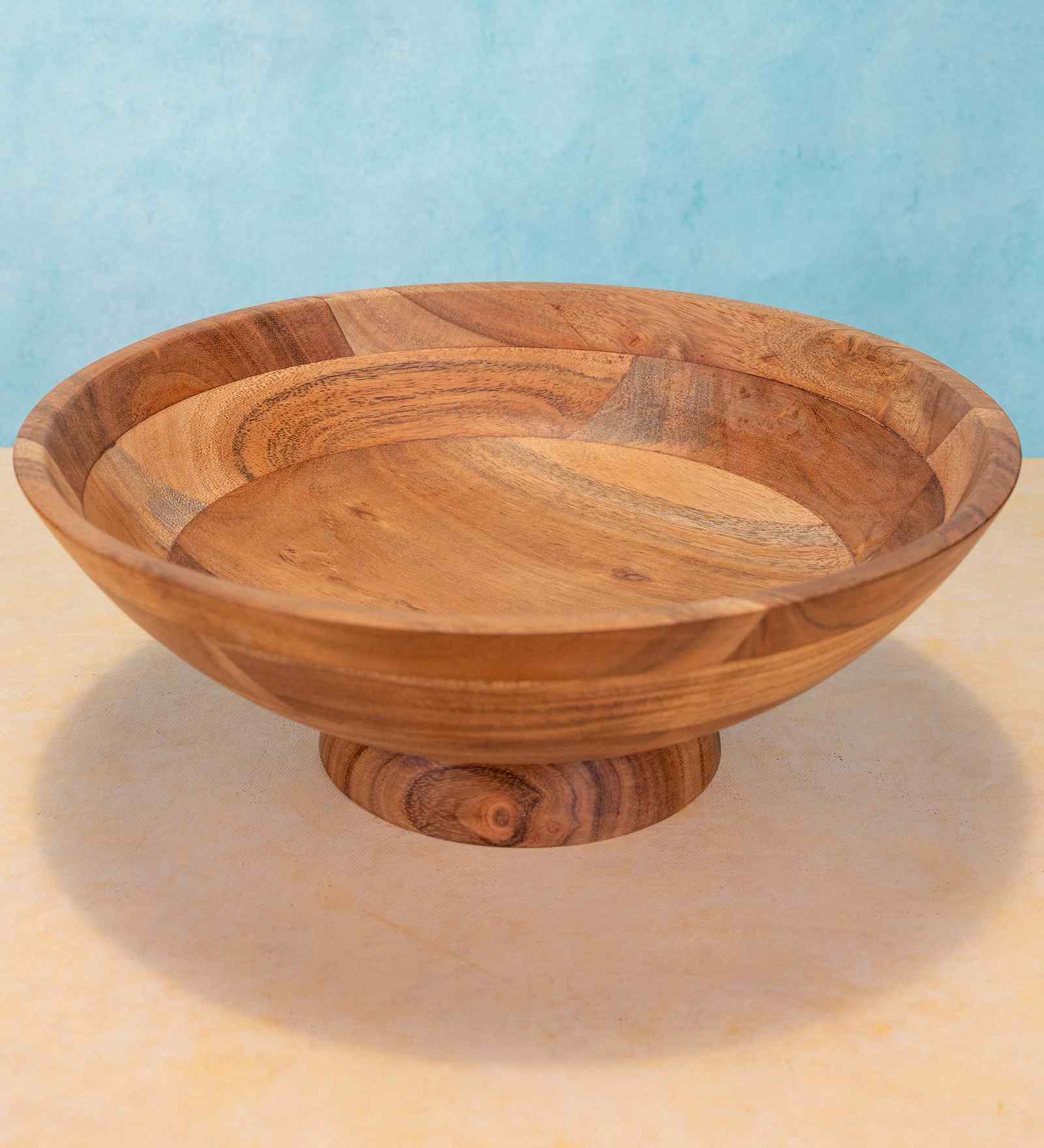 Surya Acacia Wood Multipurpose Bowl