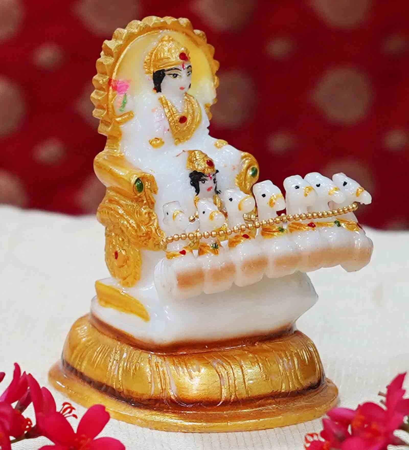 Surya Dev Handpainted Idol