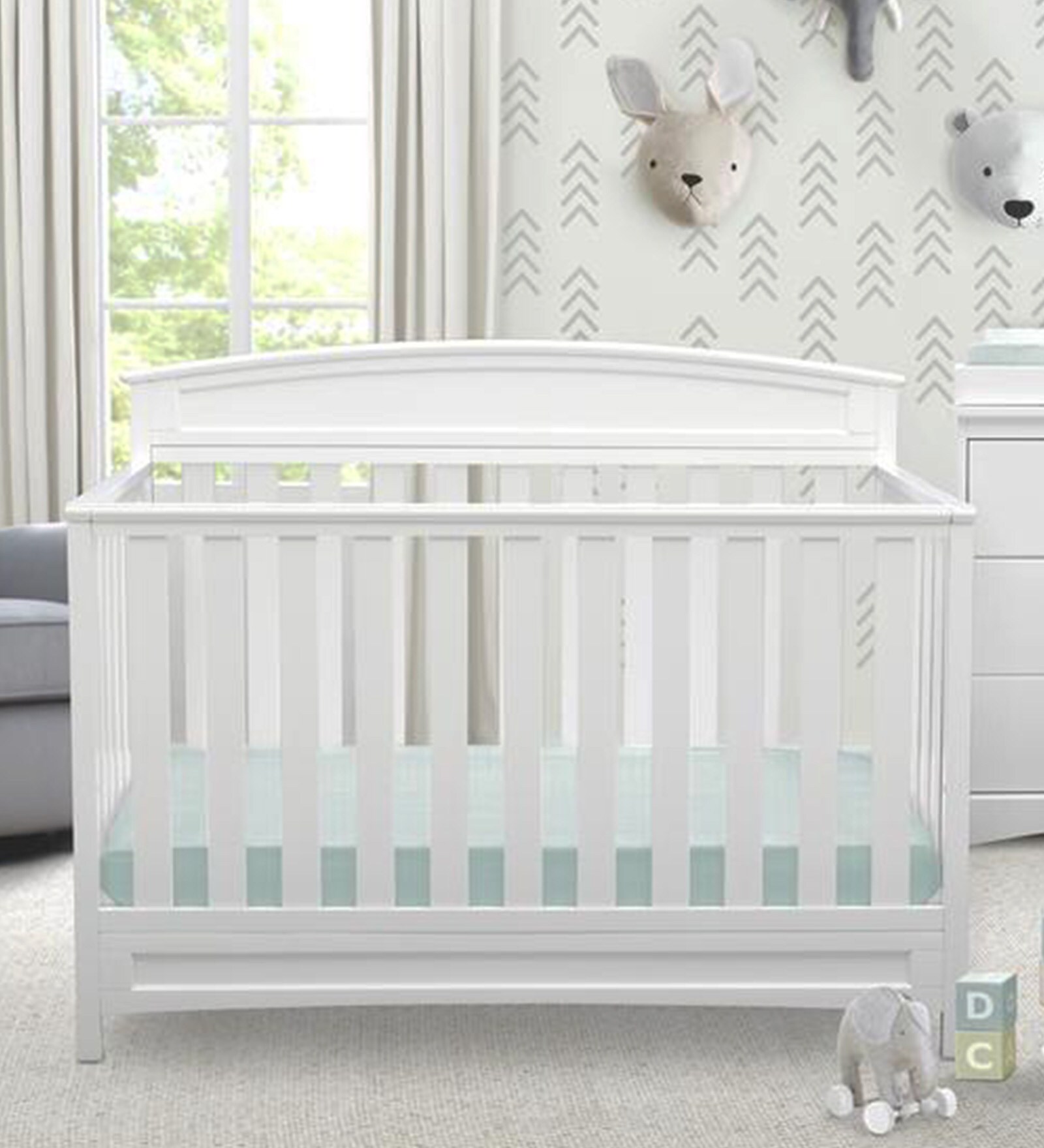 Buy Sutton Solid Wood Crib in White Finish at 100 OFF by Delta