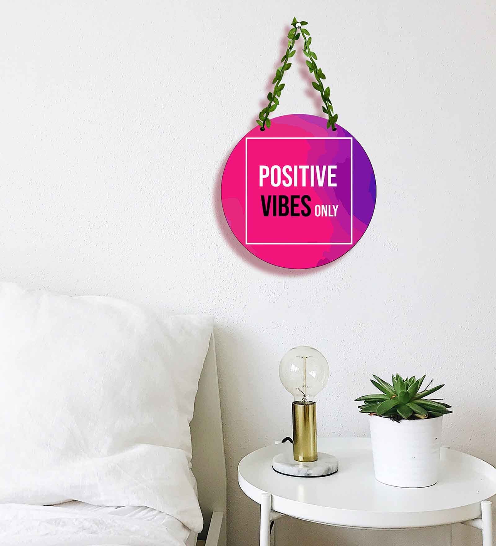 Multicolour Engineered Wood Wall Hanging