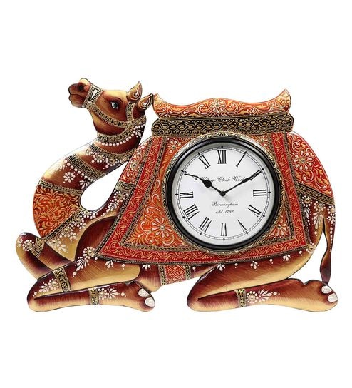 Multicolor Solid Wood Analog Wall Clock