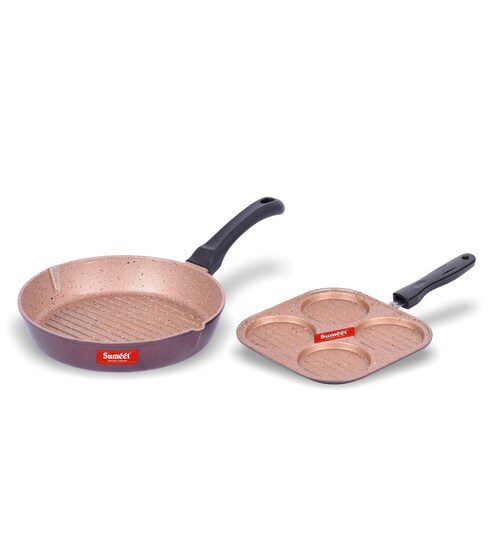 Top Rated Non-Stick Combo Set (Dosa Tawa + Multi Snack Maker +