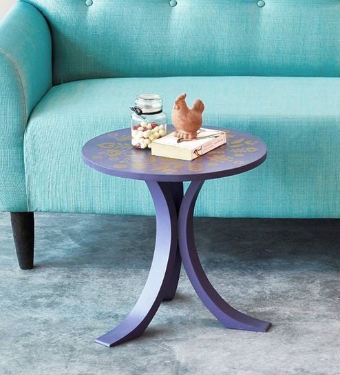 Summertime Mini Table In Lavender By Studio Kohl By 1 Bhk