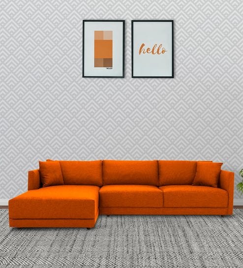 Northern RHS 6 Seater Sectional Sofa In Sea Green Colour