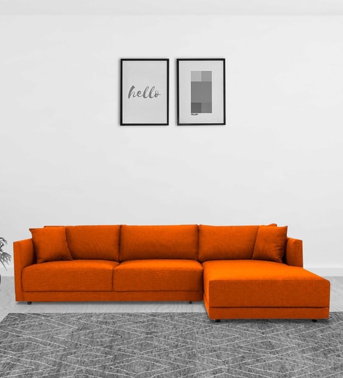 Northern LHS 6 Seater Sectional Sofa In Sea Green Colour