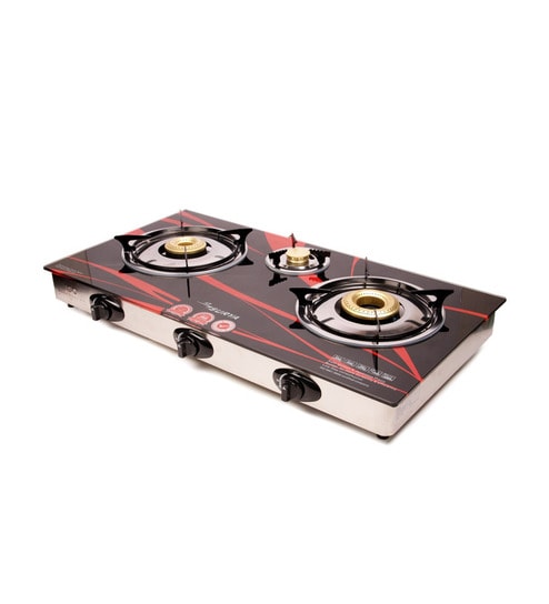 Buy Surya 3 Burner Gas Stove With Auto Ignition Online Gas