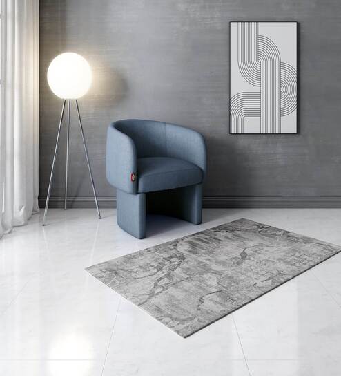 Susan Lounge Chair In Blue Finish