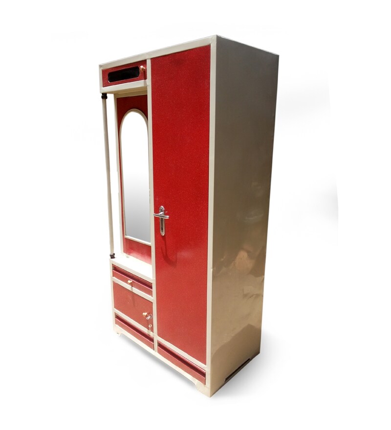 Buy Mint Super Storage Iron Wardrobe Online Modern Wardrobes Furniture Pepperfry Product