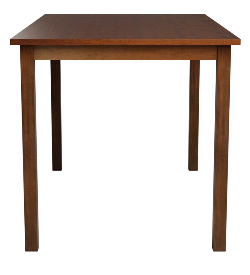 Buy Sutlej Solid Wood 4 Seater Dining Table in Brown Finish by home