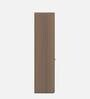 Subaru 2 Door Wardrobe In Walnut Bronze Finish With Mirror & Drawer Lock