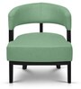 Sudan Accent Chair in Pista Colour