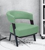 Sudan Accent Chair in Pista Colour