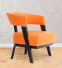 Sudan Barrel Chair in Orange Colour