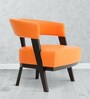 Sudan Barrel Chair in Orange Colour