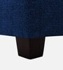 Sudan Fabric Ottoman in Royal Blue Colour