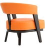 Sudan Barrel Chair in Orange Colour