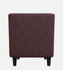 Suez Fabric 1 Seater Sofa In Brown Colour