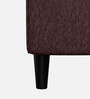 Suez Fabric 1 Seater Sofa In Brown Colour
