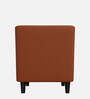 Suez Leatherette 1 Seater Sofa In Tobac Colour