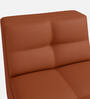 Suez Leatherette 1 Seater Sofa In Tobac Colour