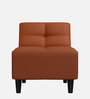 Suez Leatherette 1 Seater Sofa In Tobac Colour