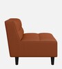 Suez Leatherette 1 Seater Sofa In Tobac Colour