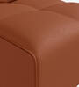Suez Leatherette 1 Seater Sofa In Tobac Colour