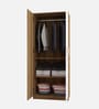 Suite 2 Door Wardrobe In Lyon Teak & White Finish