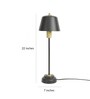 Suive Black Mild Steel Table Lamp