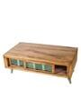 Sula Teal Coffee Table In Small Size Colour