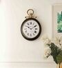 Gold Aluminium Sullivan Vintage Wall Clock