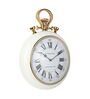 Sullivan White Aluminium Wall Clock